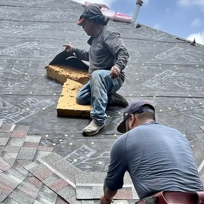 roof crew shingle roof