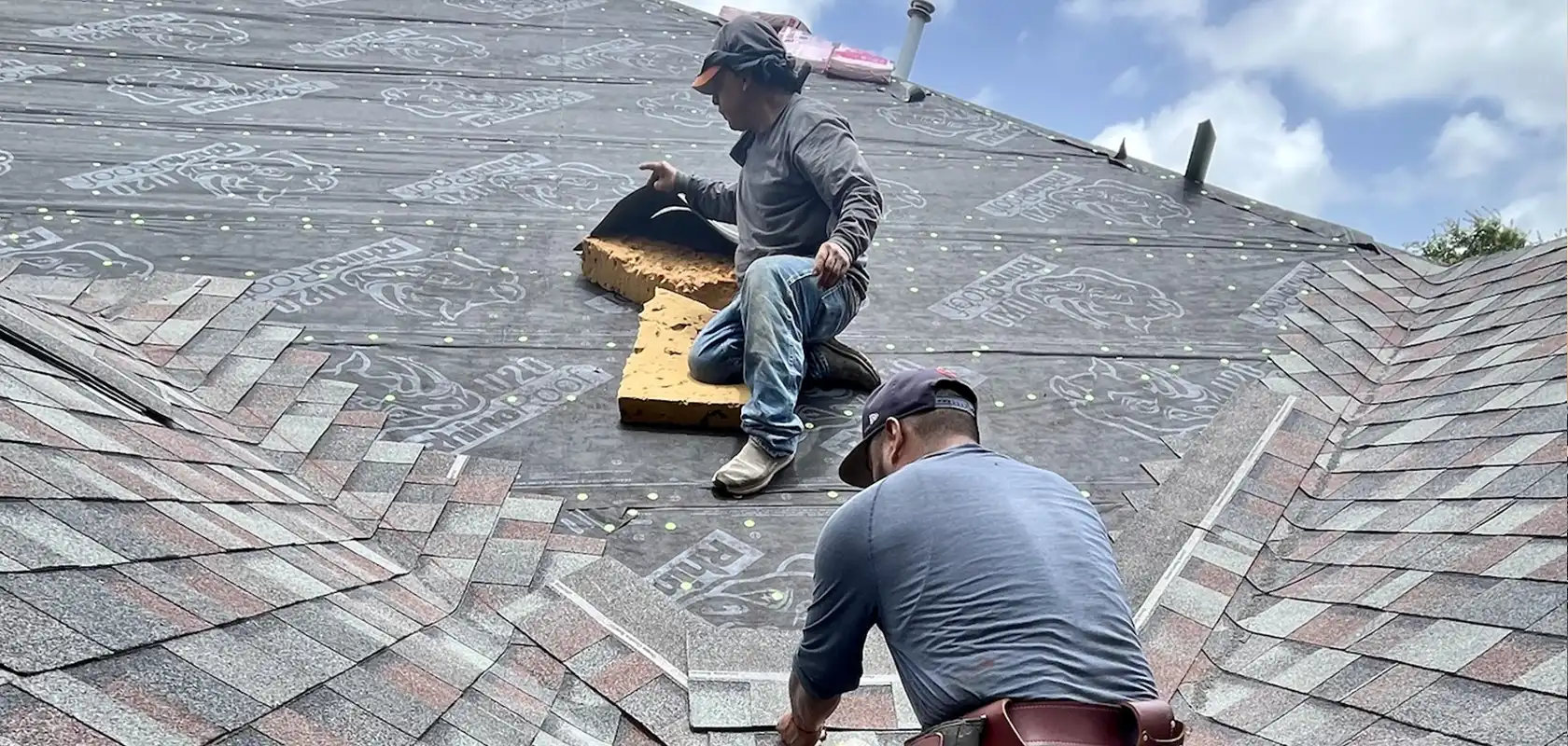 roof crew shingle roof