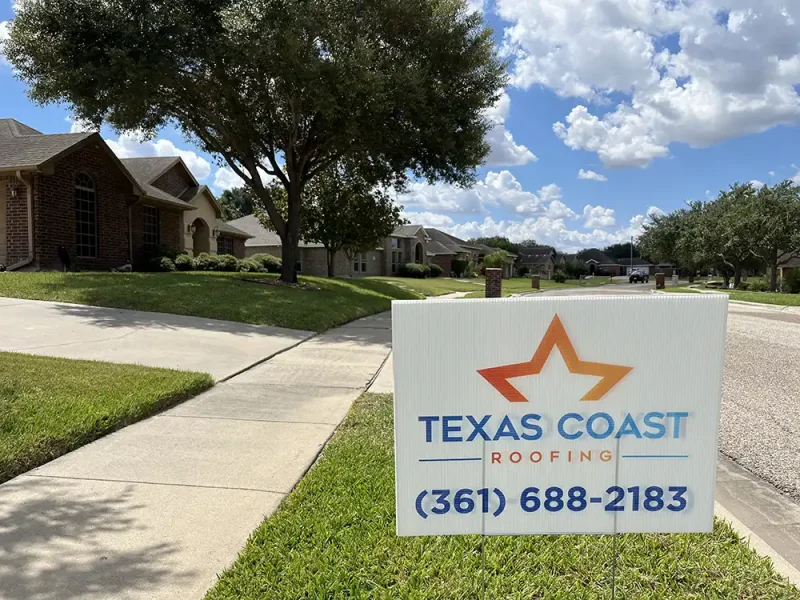 Texas Coast Sign