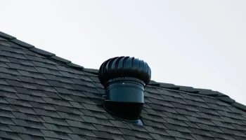 whirly bird roof vent black